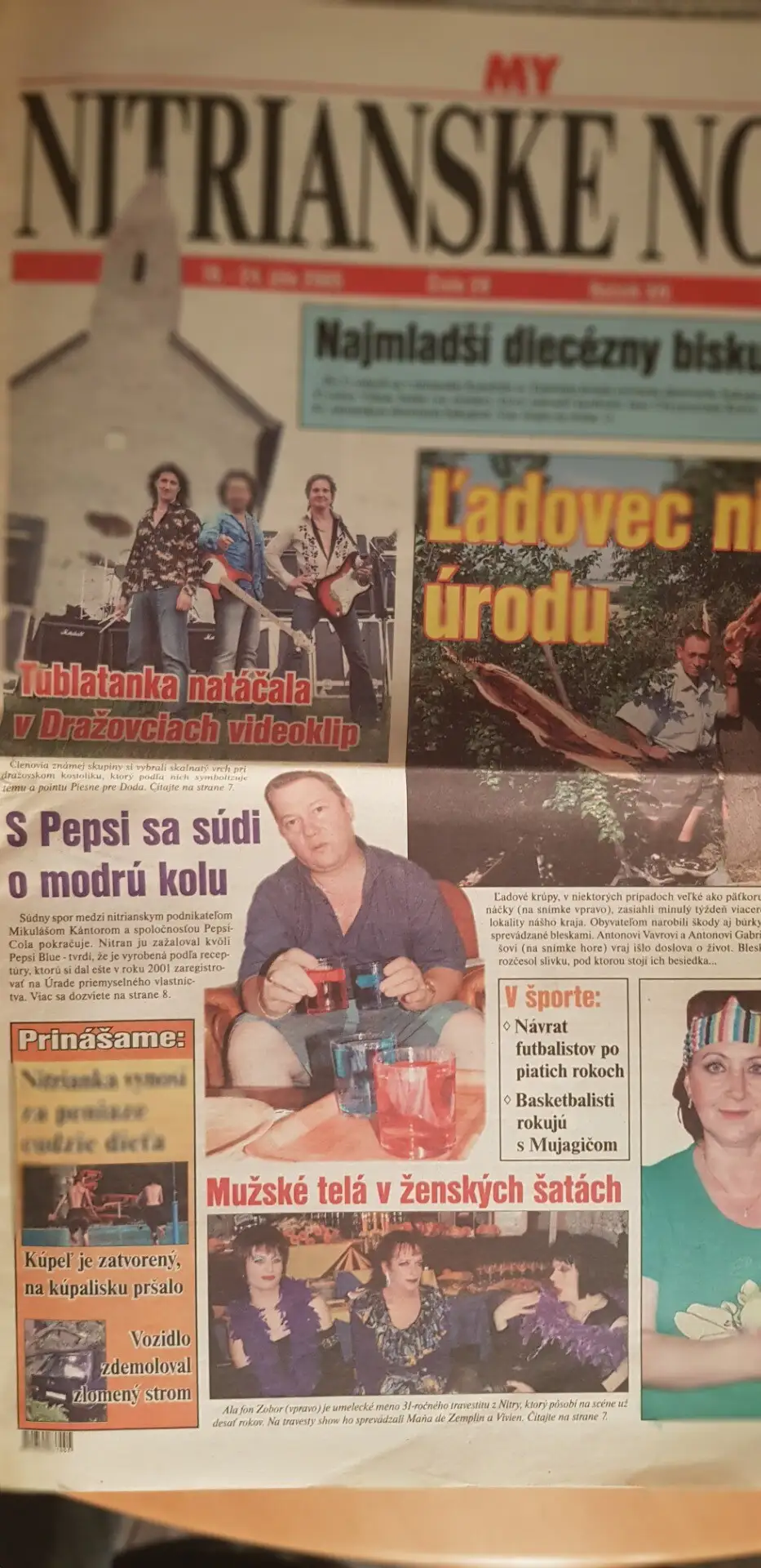 MY Nitrianske noviny – S Pepsi sa súdi o modrú kolu