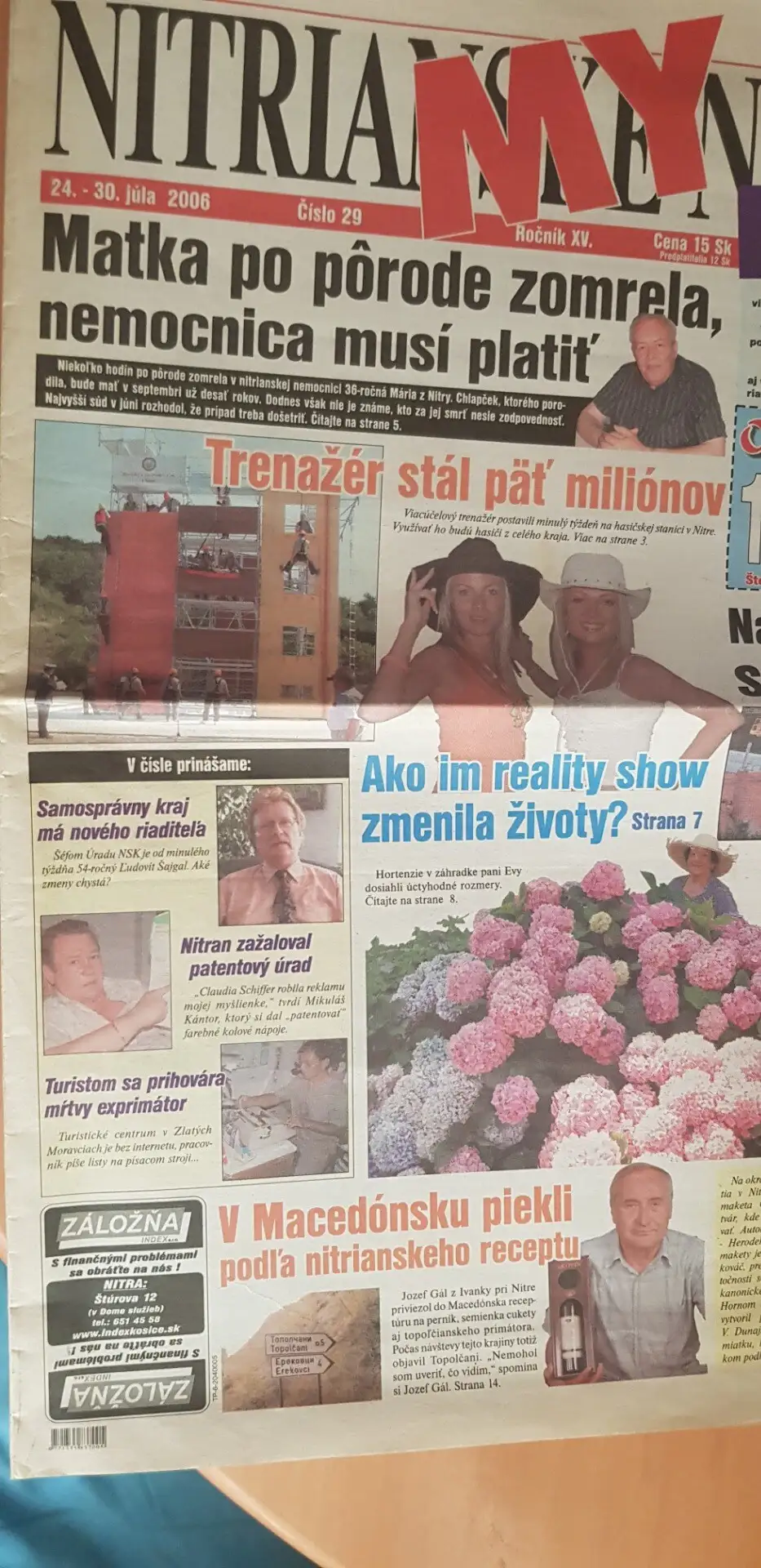 MY Nitrianske noviny, 24. – 30. júla 2000