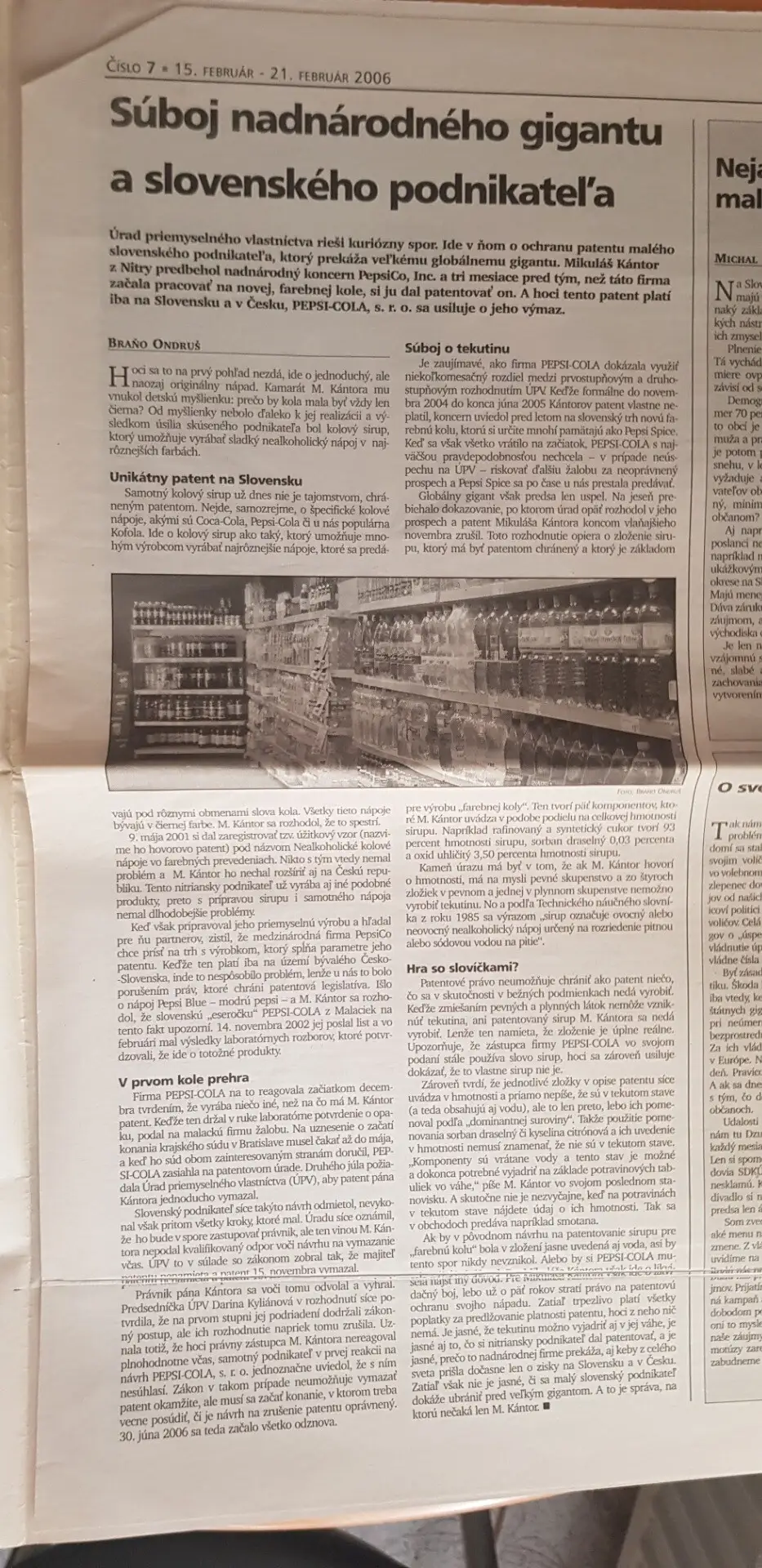 Slovo, 2006 – Súboj nadnárodného giganta a slovenského podnikateľa