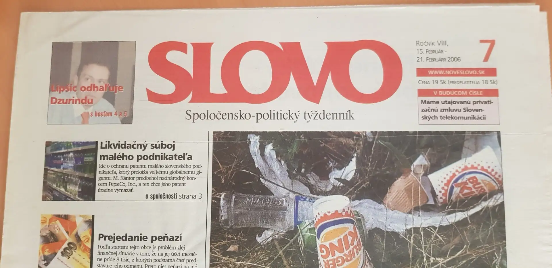 Slovo, 15. – 21. februára 2006 – Likvidačný súboj malého podnikateľa