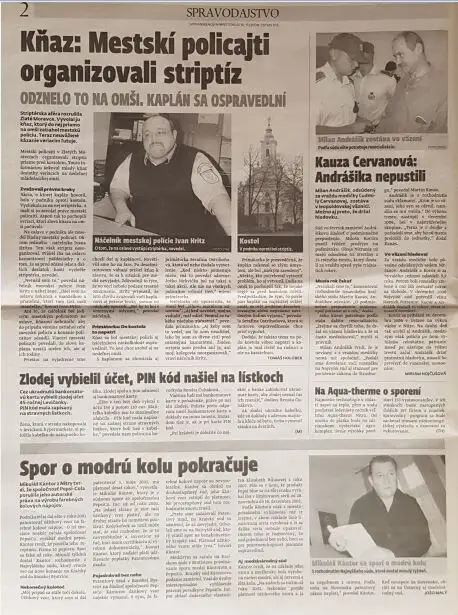 Spravodajstvo – Spor o modrú kolu pokračuje