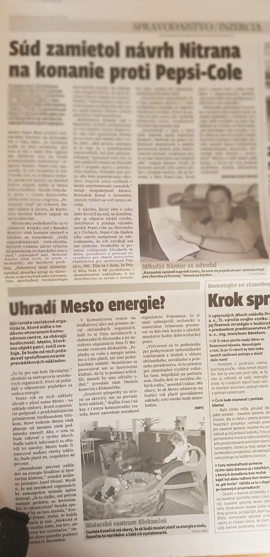 Súd zamietol návrh Nitrana na konanie proti Pepsi-Cole